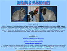 Tablet Screenshot of dwarfsrus.com